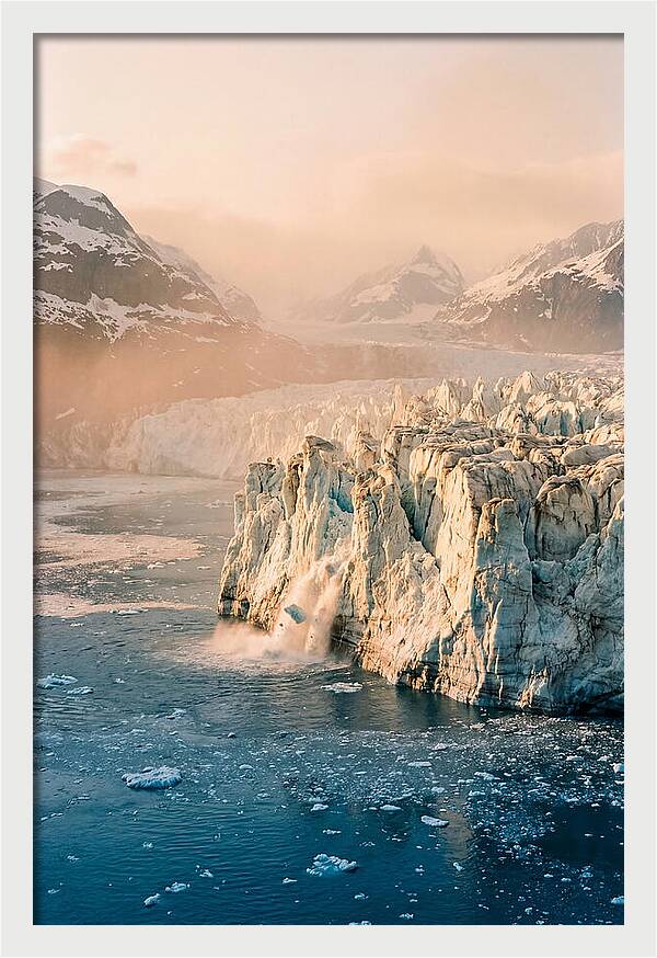 Glacial Majesty At Dusk