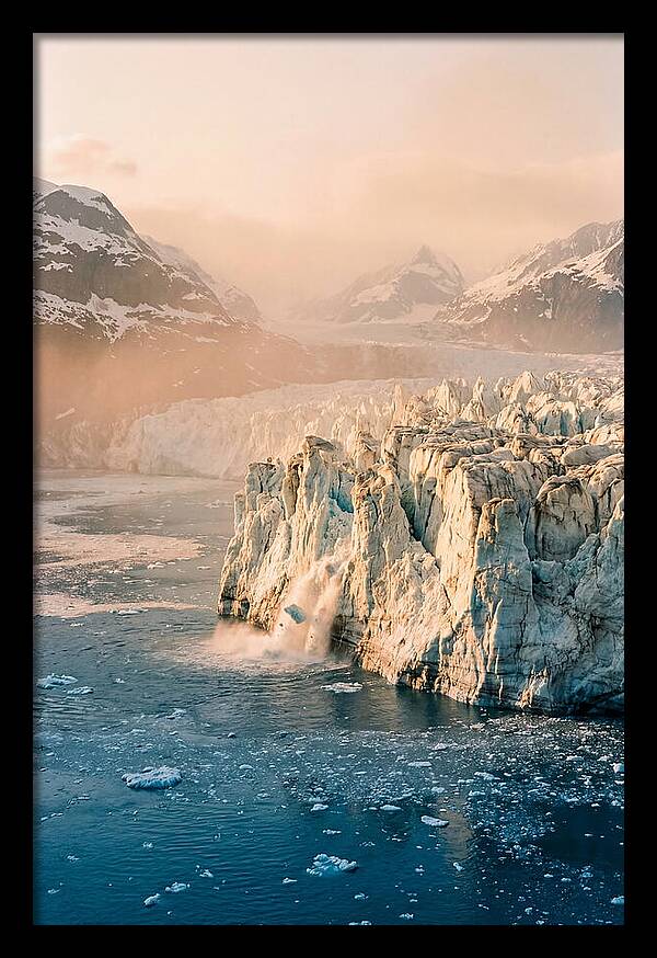 Glacial Majesty At Dusk