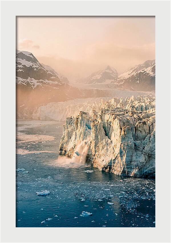 Glacial Majesty At Dusk