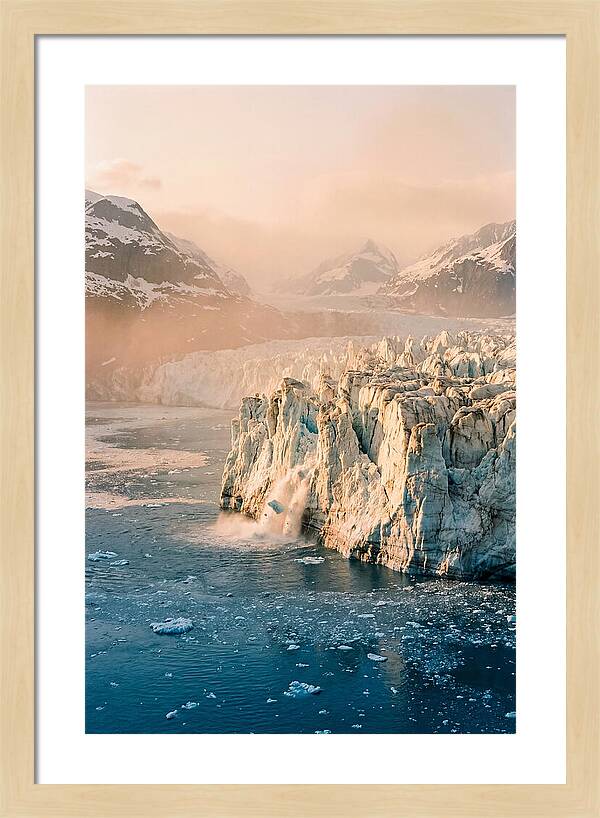 Glacial Majesty At Dusk