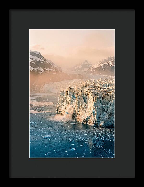 Glacial Majesty At Dusk