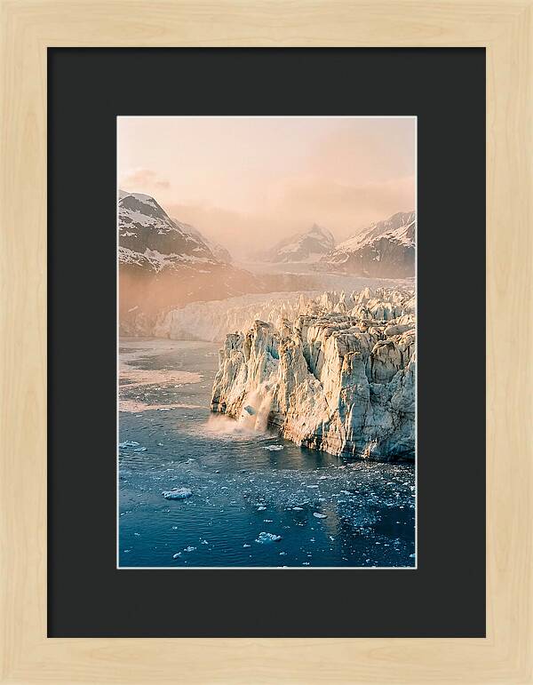 Glacial Majesty At Dusk