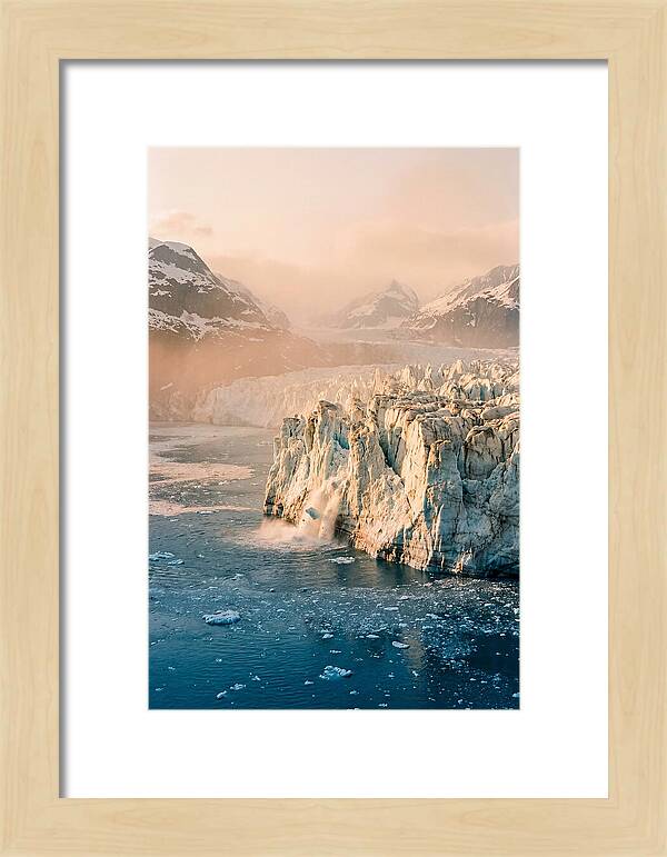 Glacial Majesty At Dusk