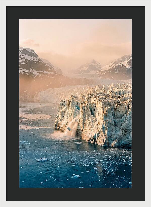 Glacial Majesty At Dusk