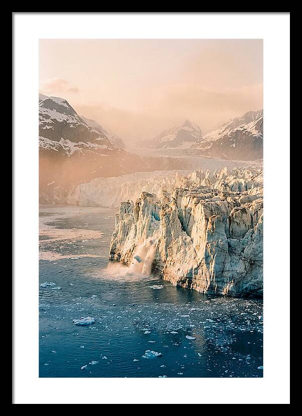 Glacial Majesty At Dusk