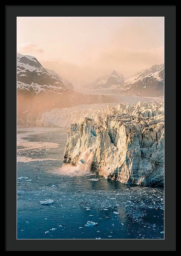 Glacial Majesty At Dusk