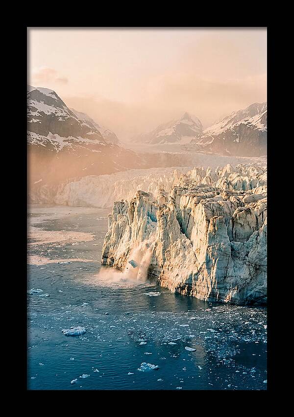 Glacial Majesty At Dusk