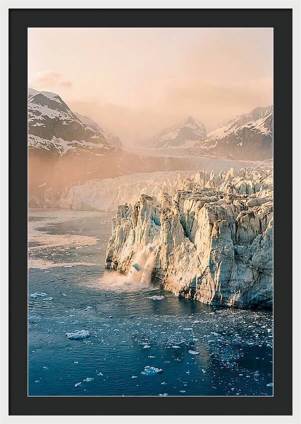 Glacial Majesty At Dusk