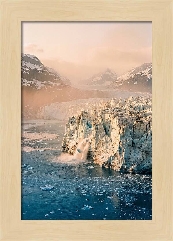 Glacial Majesty At Dusk