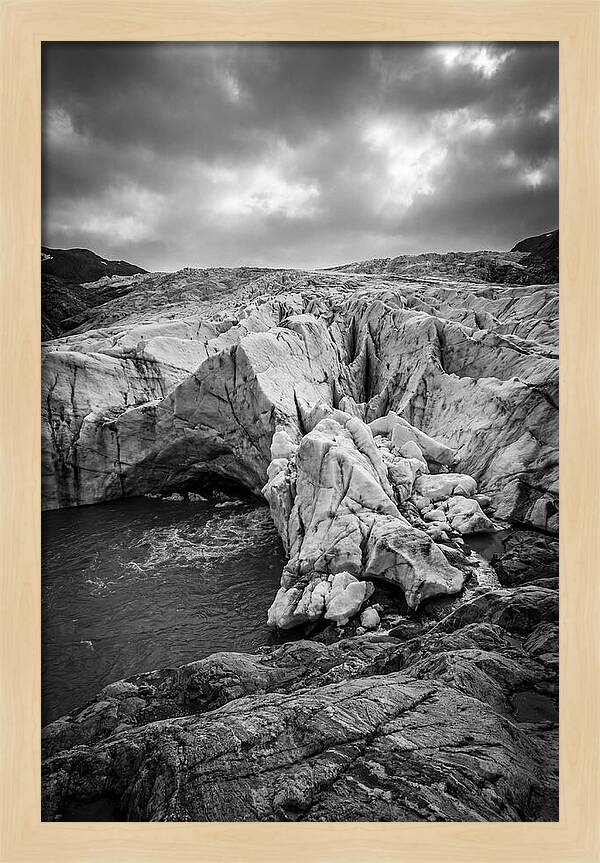 Glacial Majesty In Monochrome