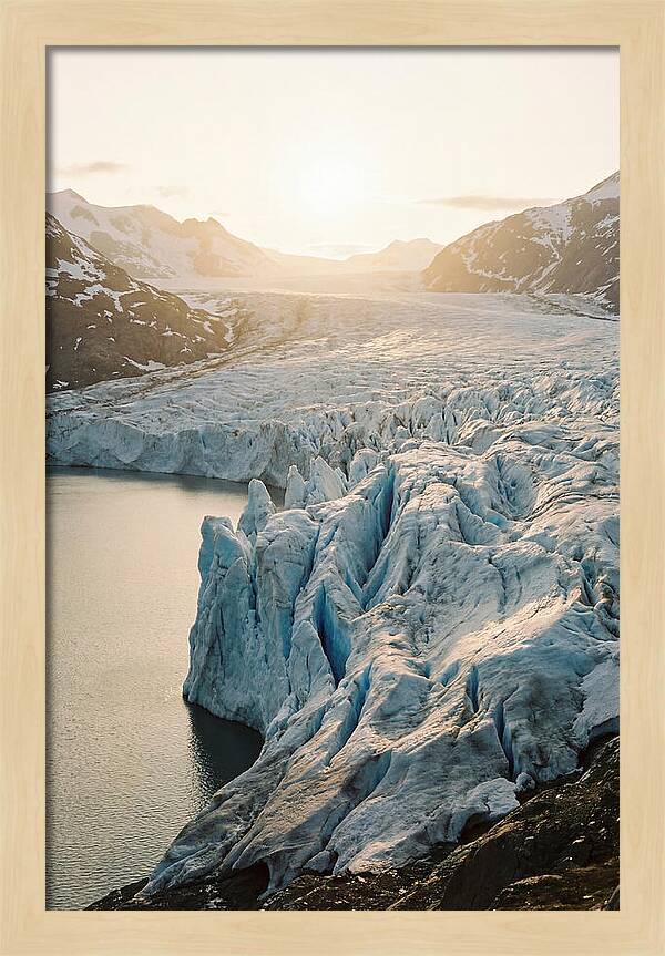 Glacial Serenity At Kenai Fjords