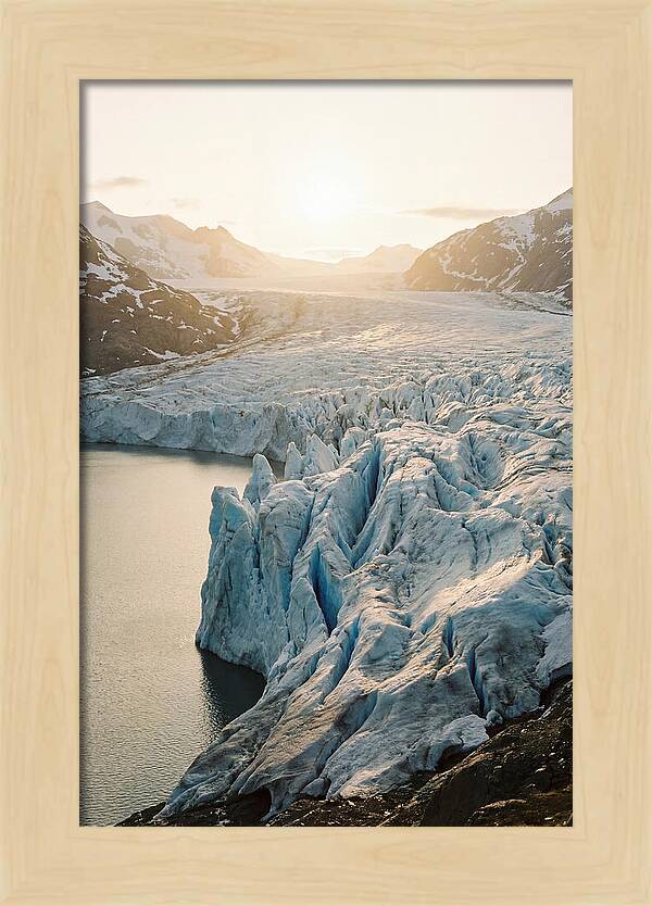 Glacial Serenity At Kenai Fjords