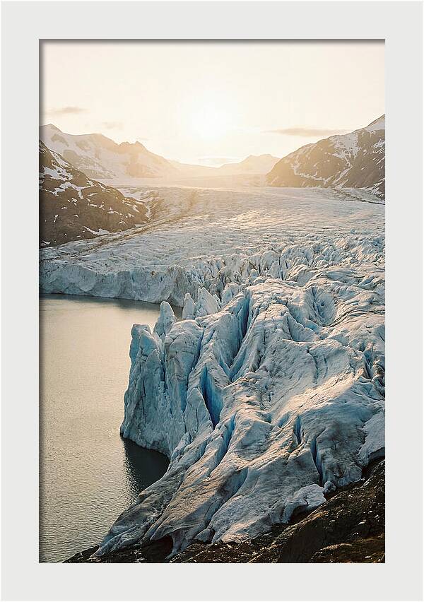 Glacial Serenity At Kenai Fjords
