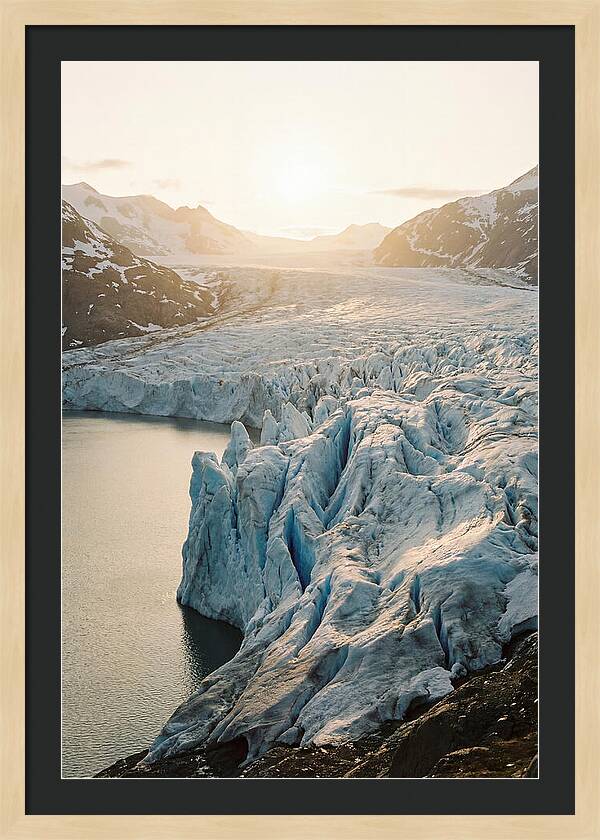 Glacial Serenity At Kenai Fjords
