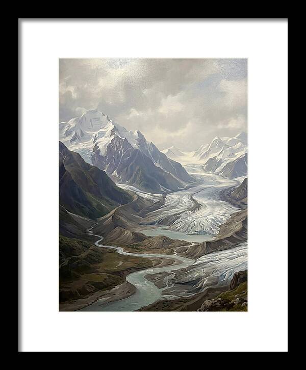 Glacial Serenity Reflections