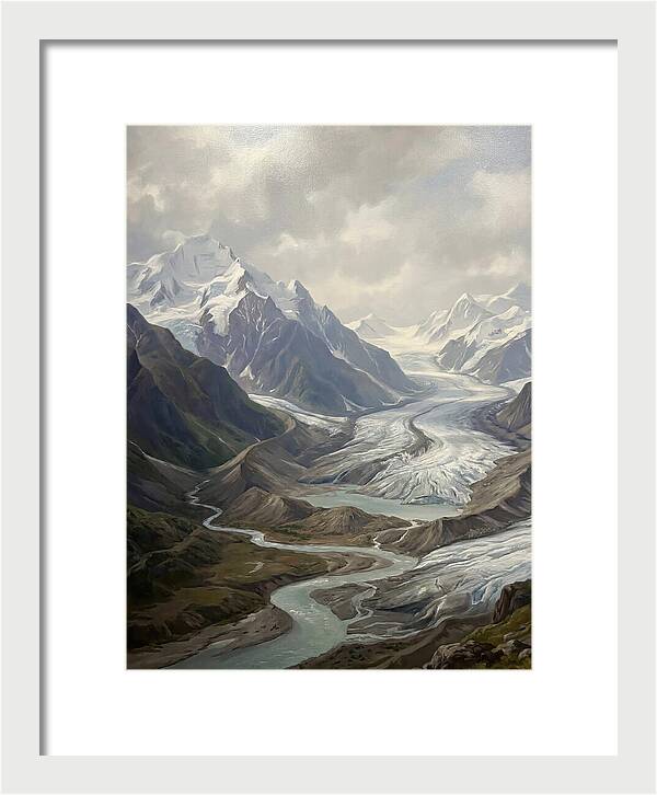 Glacial Serenity Reflections