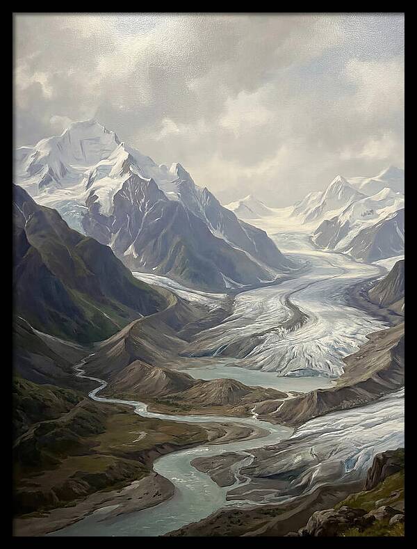 Glacial Serenity Reflections