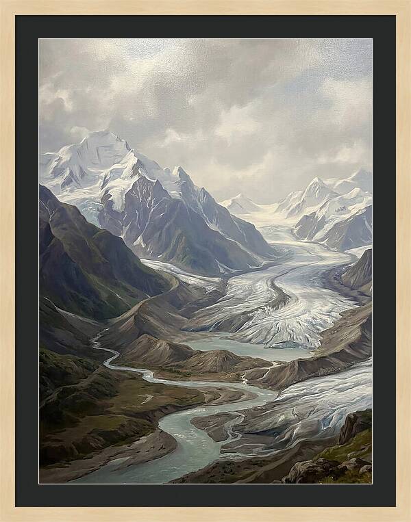 Glacial Serenity Reflections
