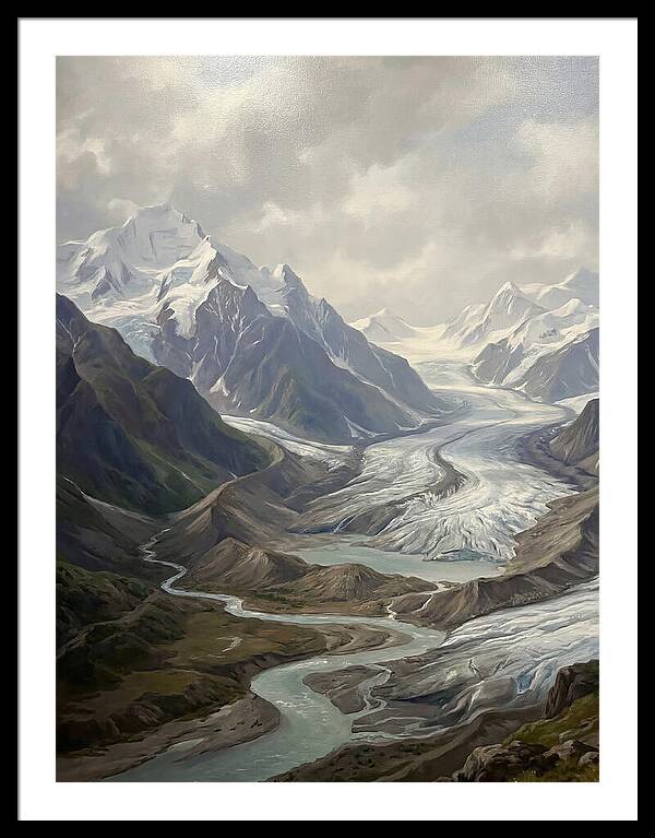 Glacial Serenity Reflections