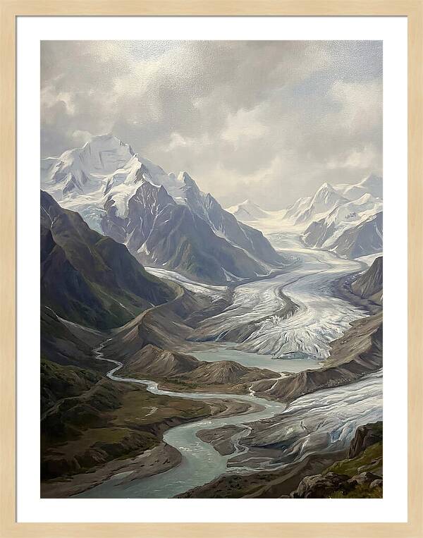 Glacial Serenity Reflections