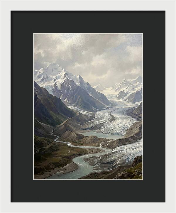 Glacial Serenity Reflections