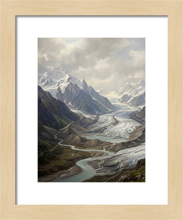 Glacial Serenity Reflections