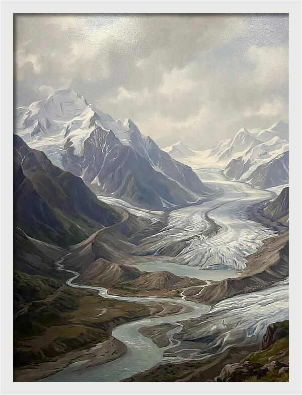 Glacial Serenity Reflections