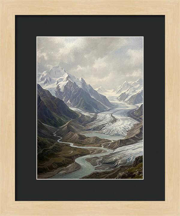 Glacial Serenity Reflections