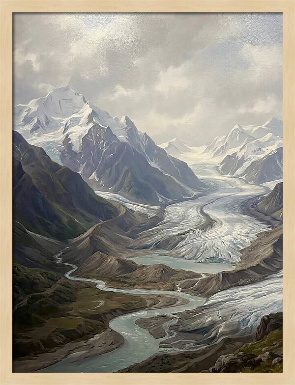Glacial Serenity Reflections
