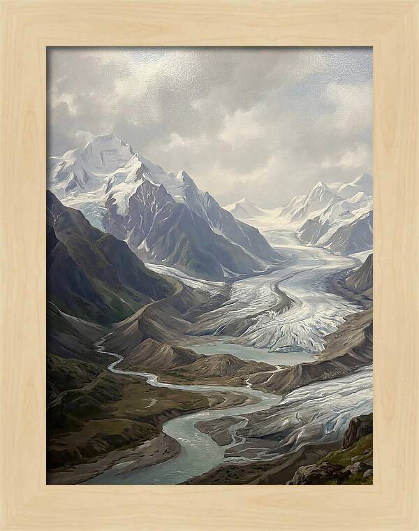 Glacial Serenity Reflections