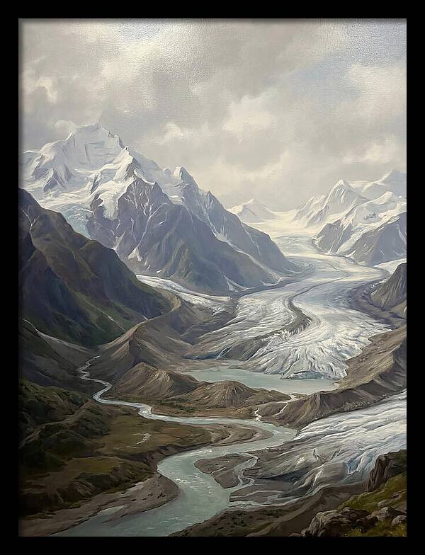 Glacial Serenity Reflections