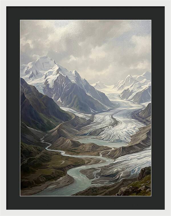 Glacial Serenity Reflections