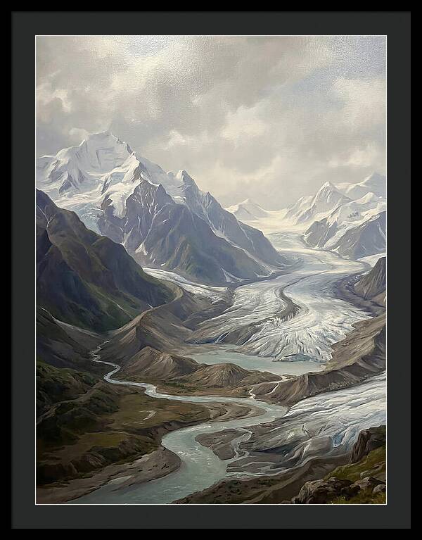 Glacial Serenity Reflections