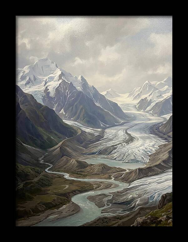 Glacial Serenity Reflections