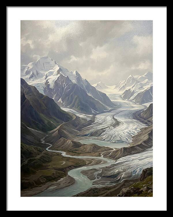Glacial Serenity Reflections