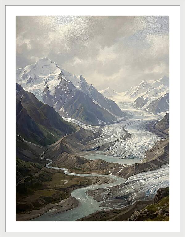Glacial Serenity Reflections