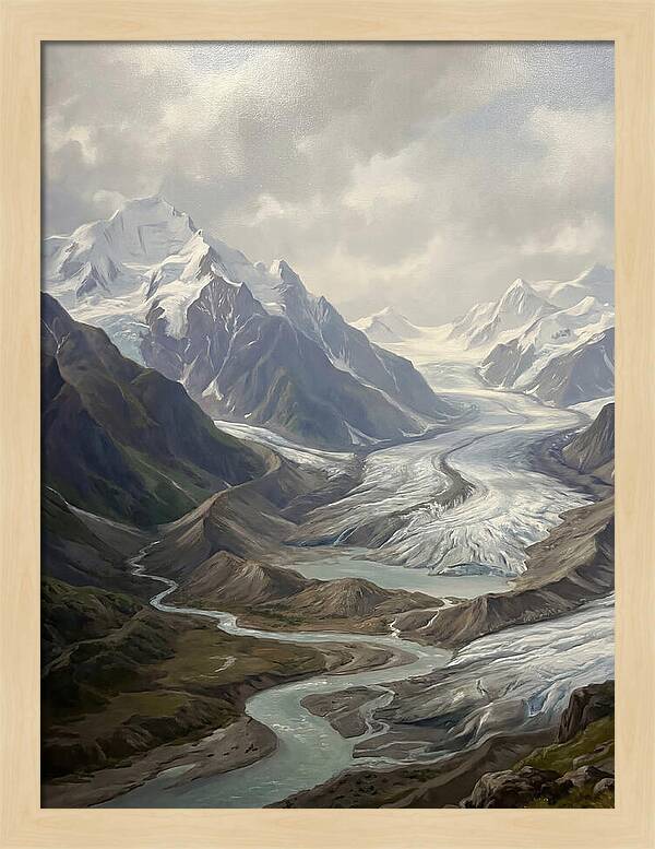 Glacial Serenity Reflections