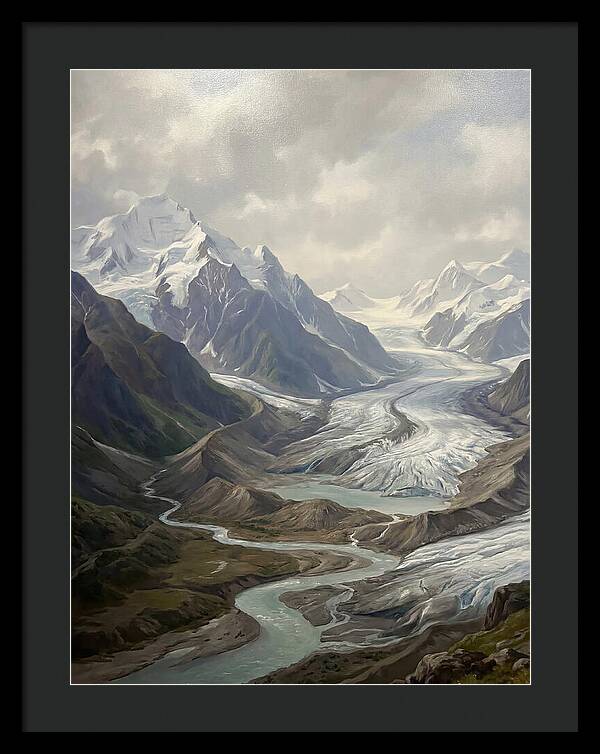 Glacial Serenity Reflections