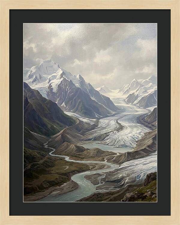 Glacial Serenity Reflections