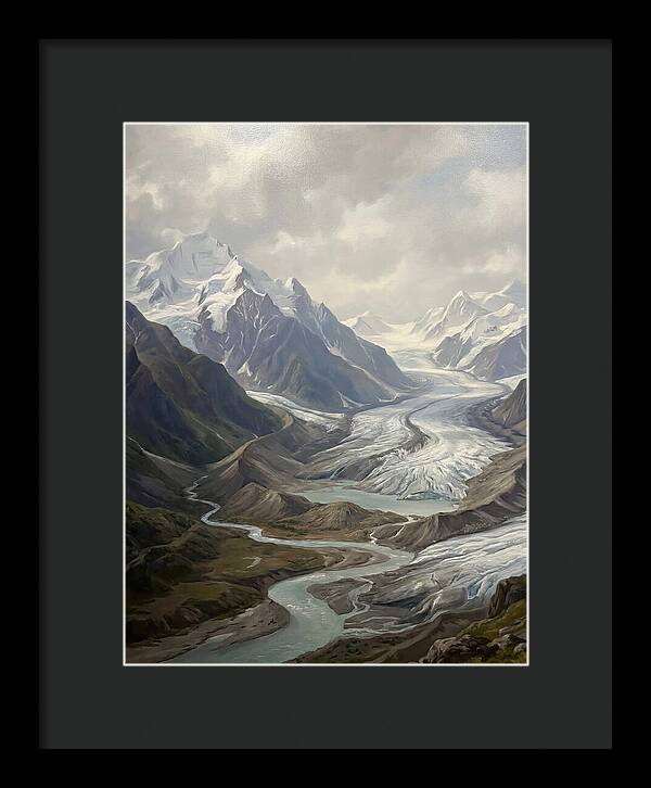 Glacial Serenity Reflections