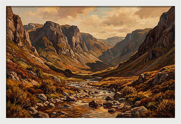 Glacial Valley Carved Deep