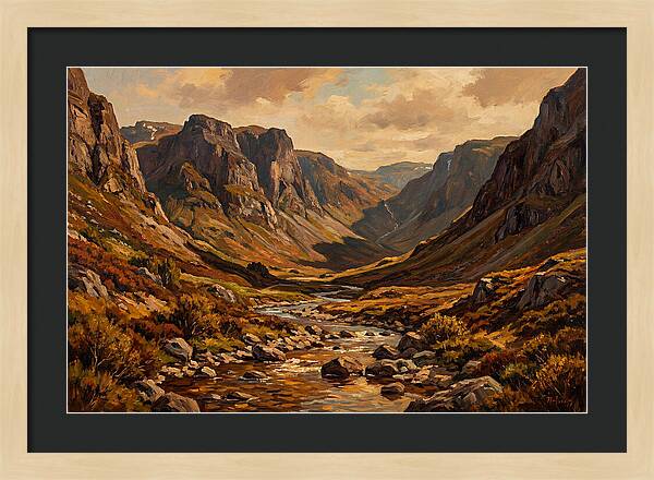 Glacial Valley Carved Deep
