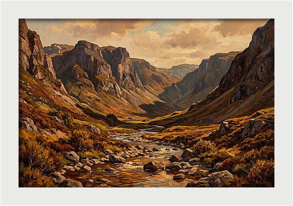 Glacial Valley Carved Deep