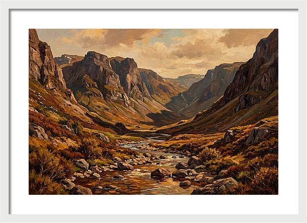Glacial Valley Carved Deep