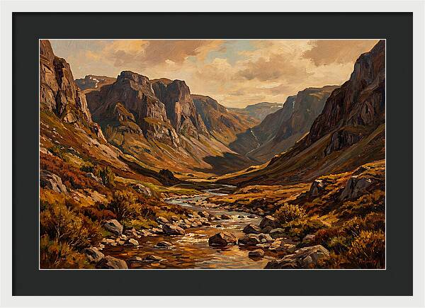 Glacial Valley Carved Deep