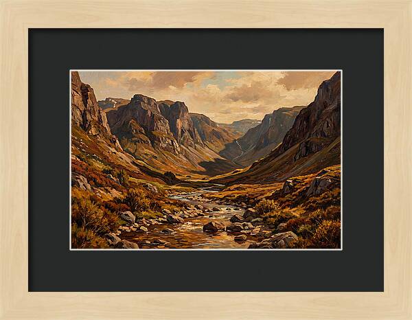 Glacial Valley Carved Deep