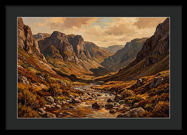 Glacial Valley Carved Deep
