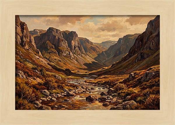 Glacial Valley Carved Deep
