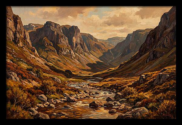 Glacial Valley Carved Deep