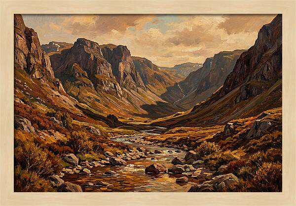 Glacial Valley Carved Deep